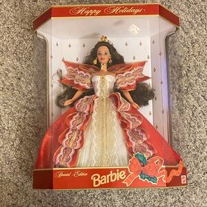 New Vintage 1997 Happy Holidays Barbie